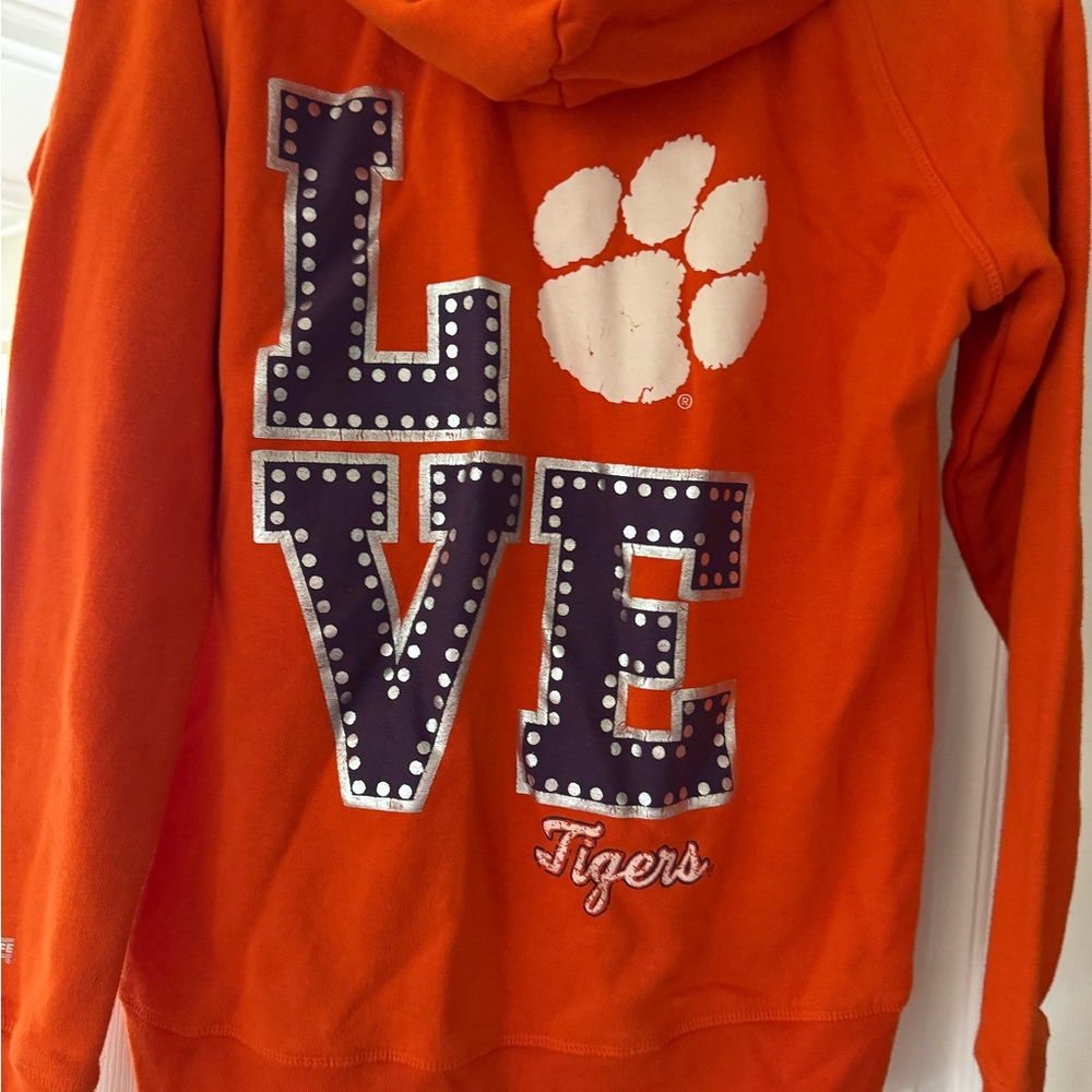CLEMSON FULL ZIP SWEATSHIRT SIZE M
